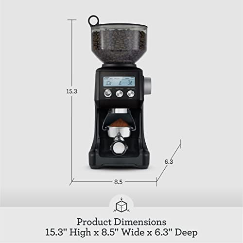 Breville the Smart Grinder Pro BCG820BST, Black Stainless Steel : Home & Kitchen