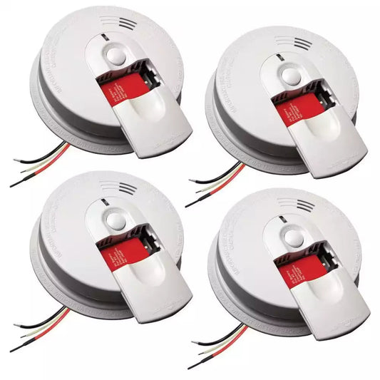 Firex 4-Pack Hardwired Smoke Detector