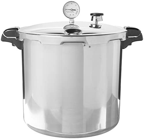 Presto 01784 23 Quart Induction Compatible Pressure Canner, Silver, Aluminum: Home & Kitchen
