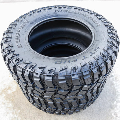 Cooper Discoverer STT Pro 35X12.50R20 Mud Terrain Tires – 10 Ply, All Season, Light Truck (Set of 2)