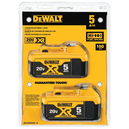 DW 20V Max XR 20V Battery, 5.0-Ah