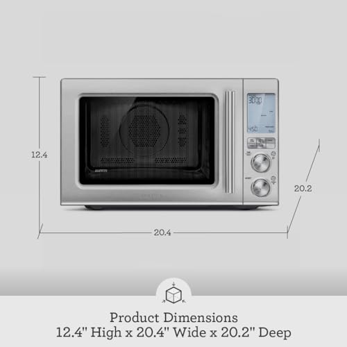 Breville BMO870BST1BUS1 Combi Wave 3 in 1 Microwave, Black Stainless Steel: Home & Kitchen