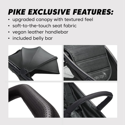 City Tour 2 Ultra-Compact Travel Stroller, Jet, Lightweight, Foldable, Ideal for Traveling