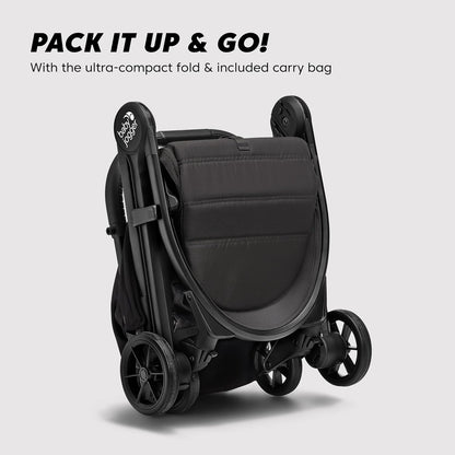 City Tour 2 Ultra-Compact Travel Stroller, Jet, Lightweight, Foldable, Ideal for Traveling