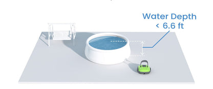 Corporationless swimming pool cleaning robot