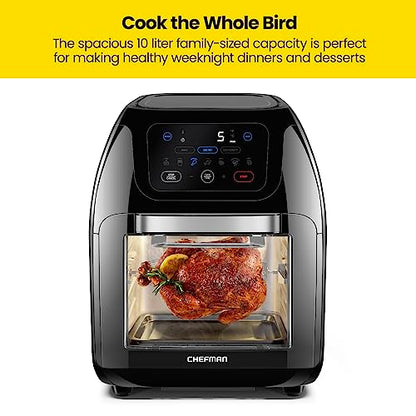 CHEFMAN Multifunctional Digital Air Fryer+ Rotisserie, Dehydrator, Convection Oven
