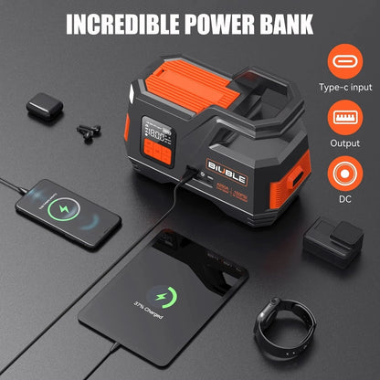 Car Jump Starter with Air Compressor, 4500A Peak 26800mAh 12V Auto with 150PSI Tire Inflatorup to All Gas or 10.0L Diesel Engine