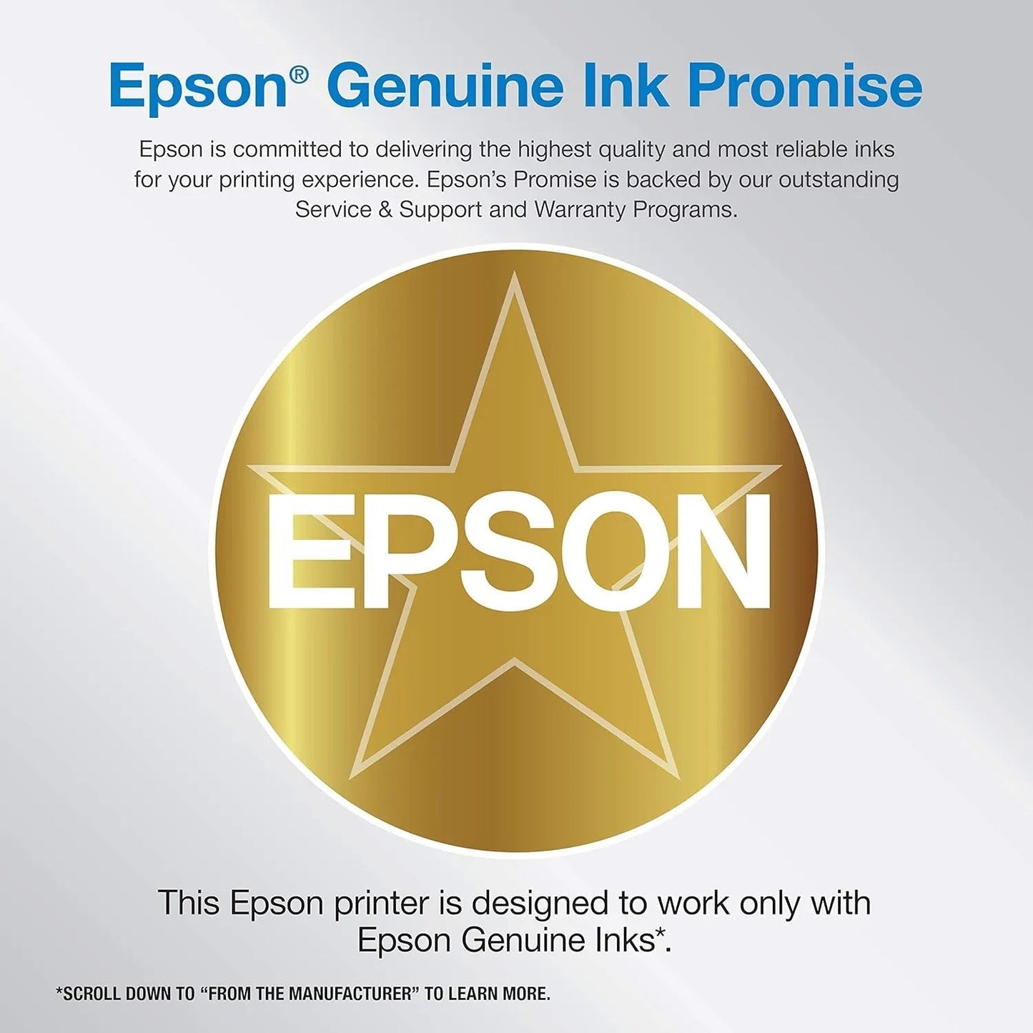 ET 4800 Wireless All in One Cartridge Free Supertank Printer with Scanner, Copier, Fax, ADF and Ethernet – Ideal for Your Home Office, White