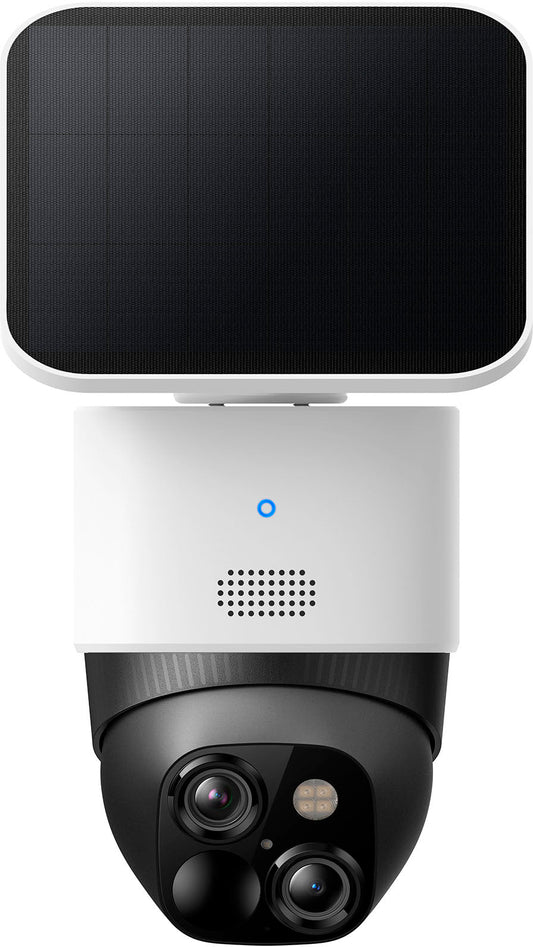 eufy Security – SoloCam S340 Outdoor Wireless 3k Security Camera with Dual Lens – White