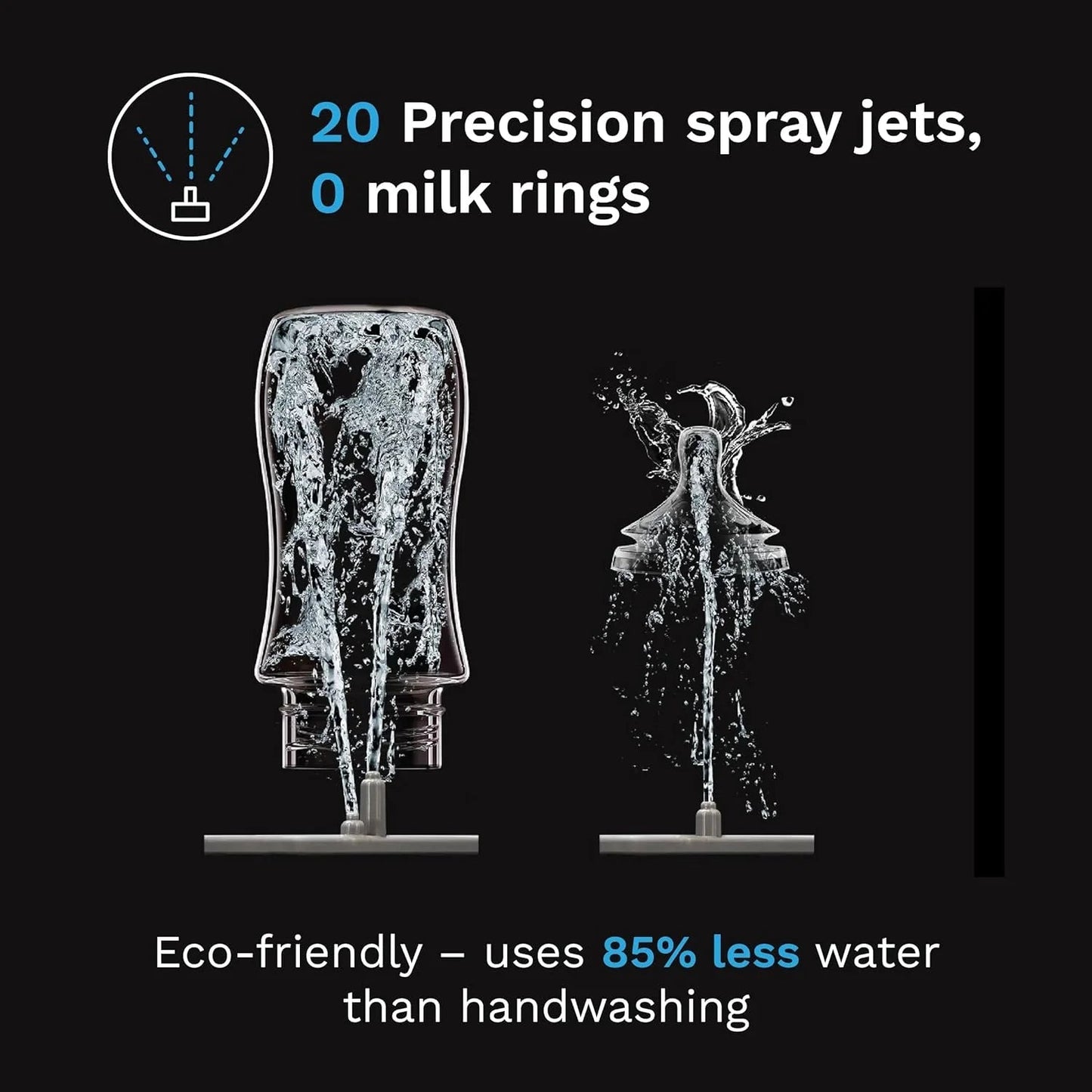 Bottle Washer Pro - Baby Bottle Washer, Sterilizer + Dryer - All in One Machine Cleans Bottles, Pump Parts, & Sippy Cups