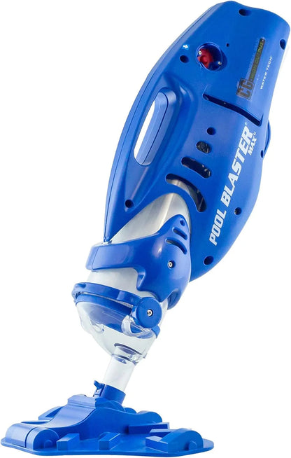 POOL BLASTER Max Cordless Pool Vacuum for Deep Cleaning & Strong Suction, Handheld Rechargeable Swimming Pool Cleaner for Inground and Above Ground Pools, Hoseless Pool Vac by Water Tech