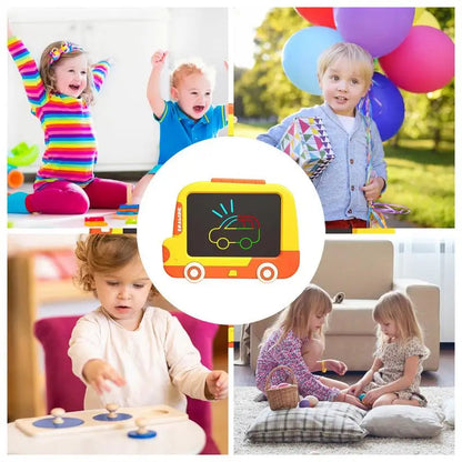 Drawing Board For Kids Reusable And Erasable LCD Writing Board Children Early Learning Education Toy For Kindergarten Living