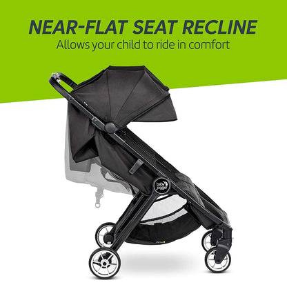 City Tour 2 Ultra-Compact Travel Stroller, Jet, Lightweight, Foldable, Ideal for Traveling