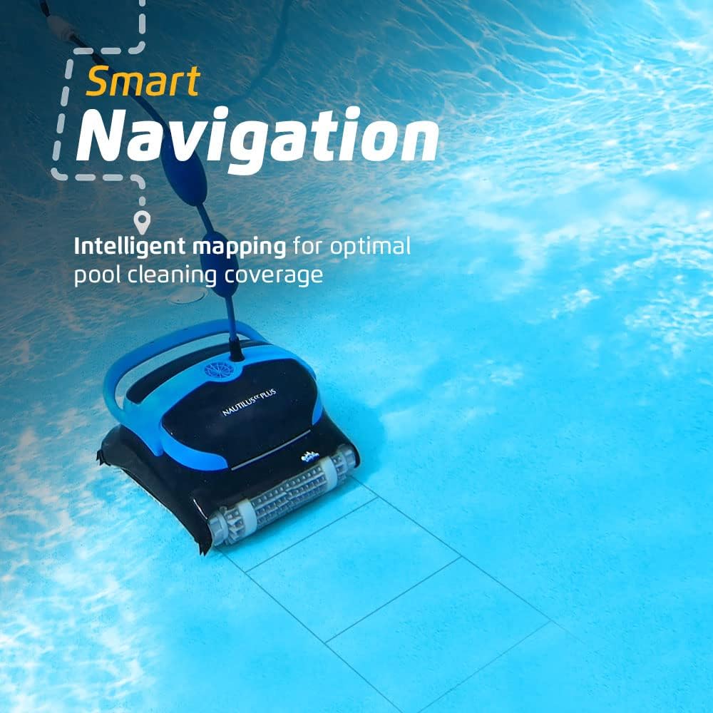 Dolphin Nautilus CC Robotic Pool Vacuum Cleaner All Pools up to 33 FT - Wall Climbing Scrubber Brush