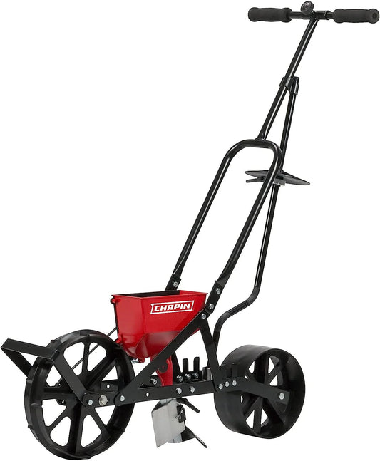 Chapin Garden Push seeder With 6 Seed Plates for Up to 20 Varieties Of Seeds
