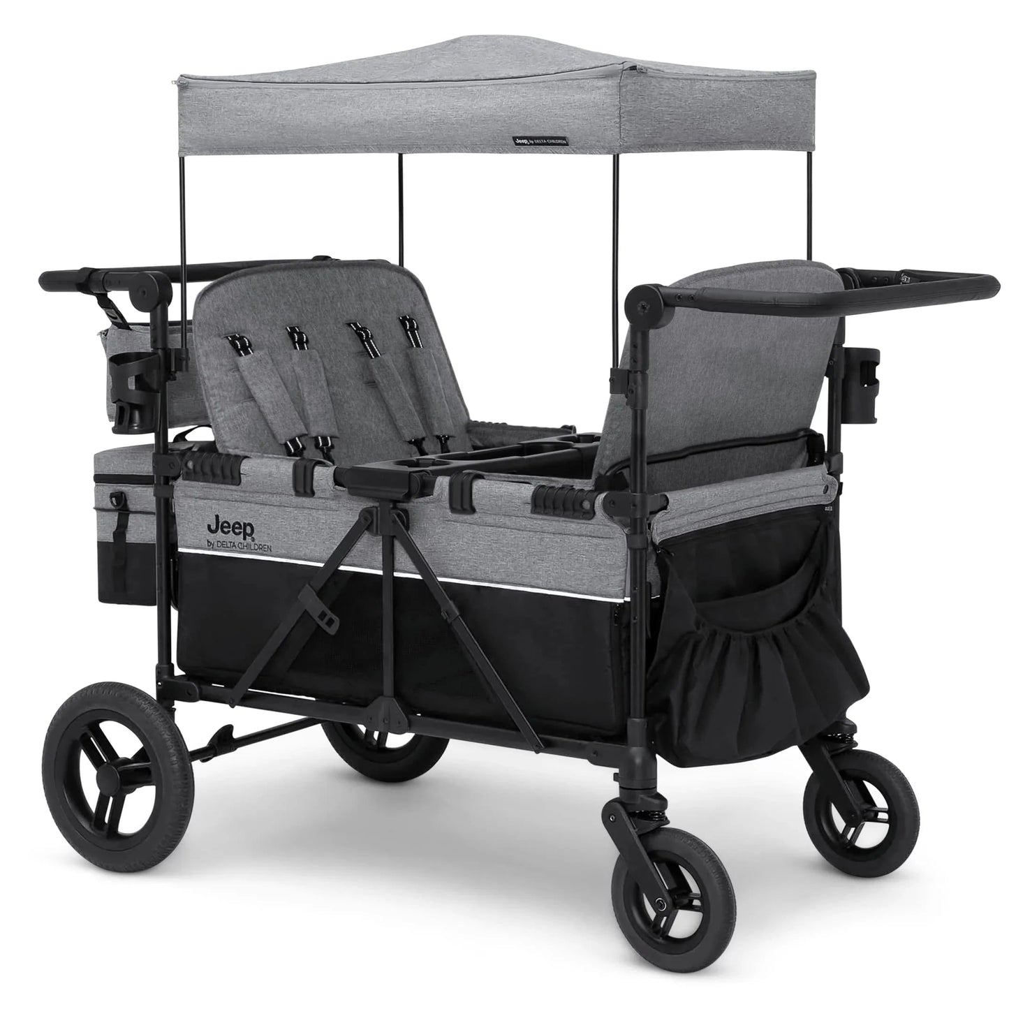 Delta Children's Jeep Wrangler Deluxe 4-Seater Stroller Wagon