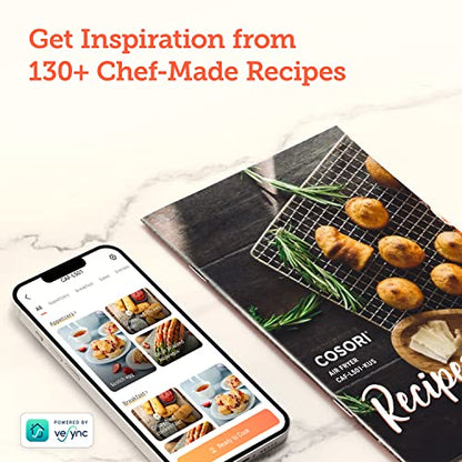 COSORI Air Fryer Pro, for Quick and Easy Meals, UP to 450℉, Quiet Operation
